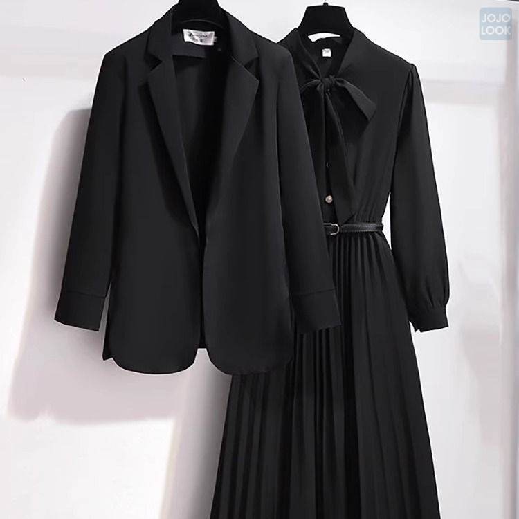 ブラック/スーツ+ブラック/ワンピース